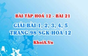 Bài tập Điều chế kim loại: Giải bài 1, 2, 3, 4, 5 trang 98 SGK Hoá 12 bài 21